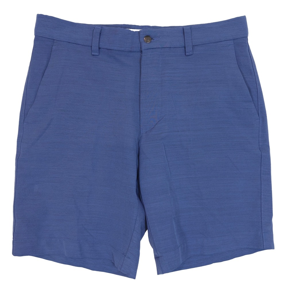 Callaway Golf Shorts 32 Mens Stretch Textured Flat Front Blue